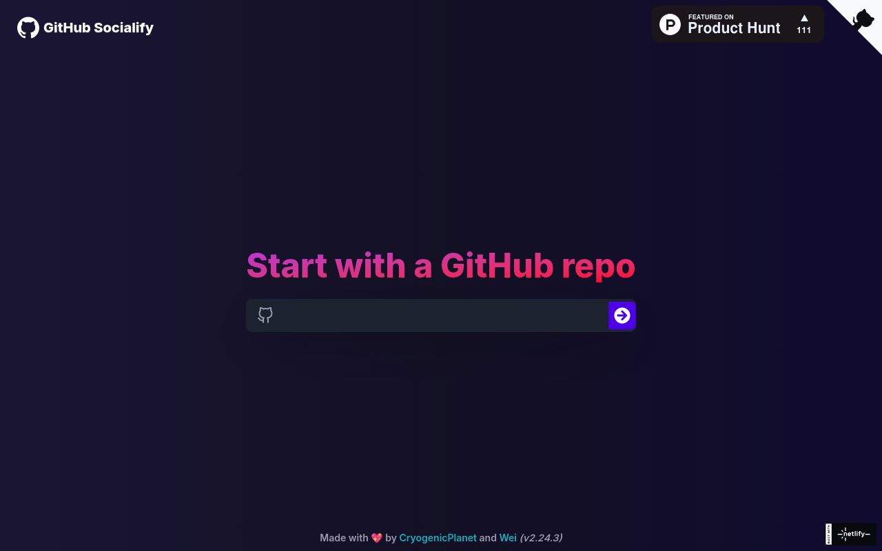 Github项目头图